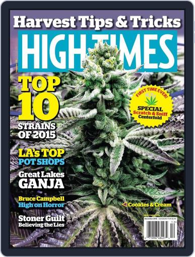 High Times December 1st, 2015 Digital Back Issue Cover