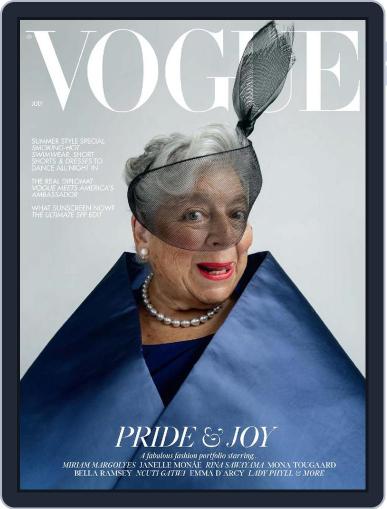 British Vogue July 1st, 2023 Digital Back Issue Cover