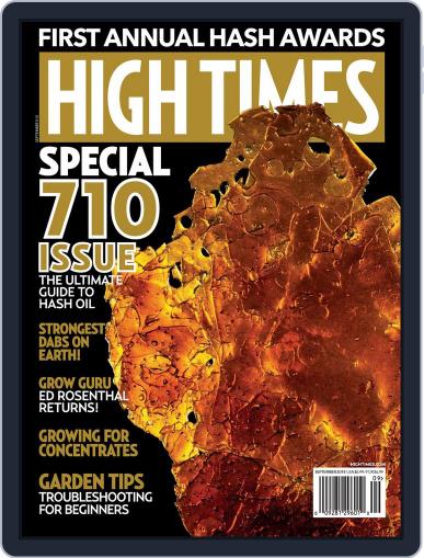 High Times September 1st, 2018 Digital Back Issue Cover
