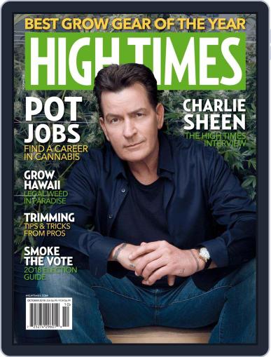High Times October 1st, 2018 Digital Back Issue Cover