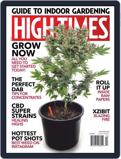 High Times April 1st, 2019 Digital Back Issue Cover