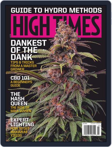 High Times July 1st, 2019 Digital Back Issue Cover
