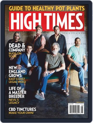 High Times August 1st, 2019 Digital Back Issue Cover