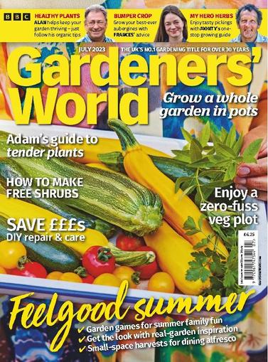 BBC Gardeners' World July 1st, 2023 Digital Back Issue Cover