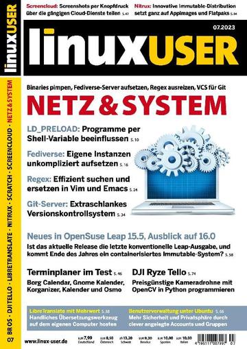 LinuxUser June 22nd, 2023 Digital Back Issue Cover