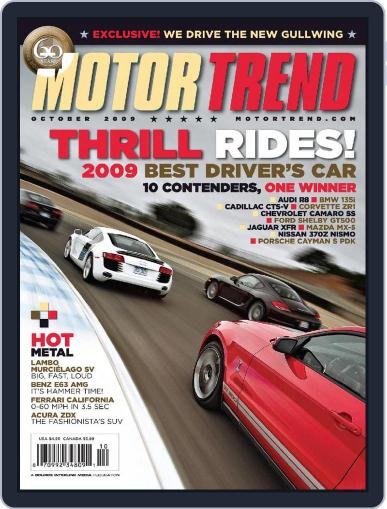 MotorTrend October 1st, 2009 Digital Back Issue Cover