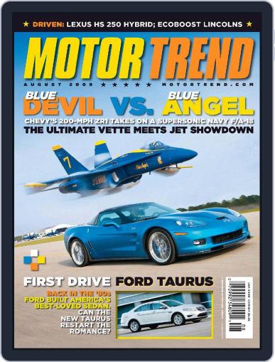 MotorTrend August 1st, 2009 Digital Back Issue Cover