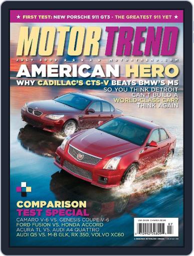 MotorTrend July 1st, 2009 Digital Back Issue Cover