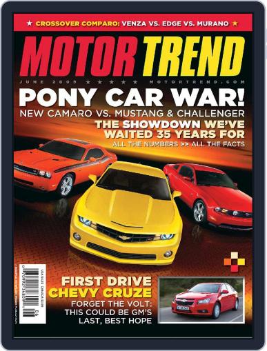 MotorTrend June 1st, 2009 Digital Back Issue Cover