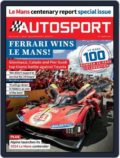Autosport June 15th, 2023 Digital Back Issue Cover