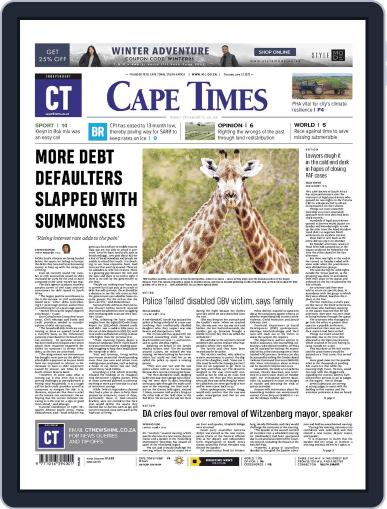 Cape Times June 22nd, 2023 Digital Back Issue Cover