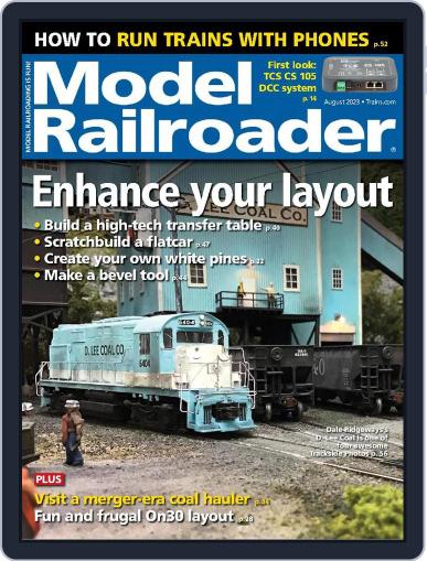 Model Railroader August 1st, 2023 Digital Back Issue Cover