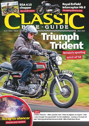 Classic Bike Guide July 1st, 2023 Digital Back Issue Cover