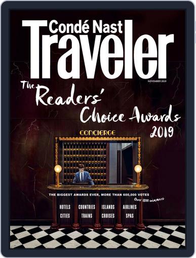Conde Nast Traveler November 1st, 2019 Digital Back Issue Cover