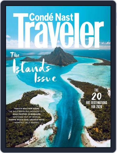 Conde Nast Traveler December 1st, 2019 Digital Back Issue Cover