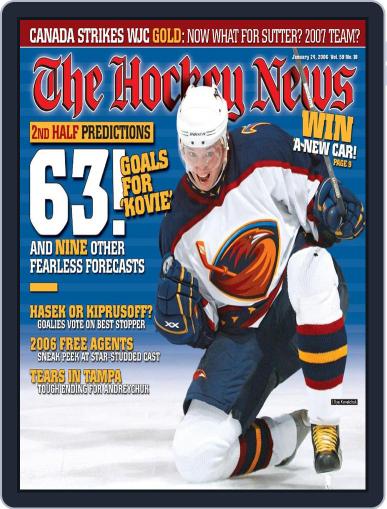 The Hockey News January 24th, 2006 Digital Back Issue Cover