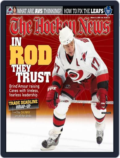 The Hockey News March 21st, 2006 Digital Back Issue Cover