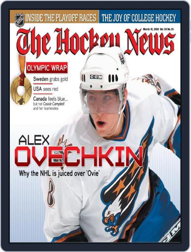 The Hockey News March 14th, 2006 Digital Back Issue Cover