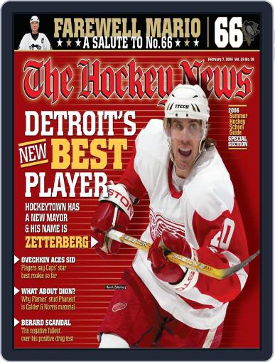 The Hockey News February 7th, 2006 Digital Back Issue Cover