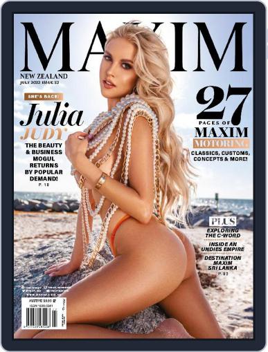 MAXIM New Zealand July 1st, 2023 Digital Back Issue Cover