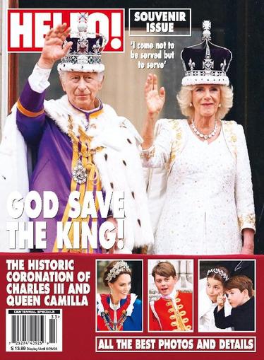 King Charles III Coronation - HELLO! Souvenir Issue: God Save the King! June 15th, 2023 Digital Back Issue Cover