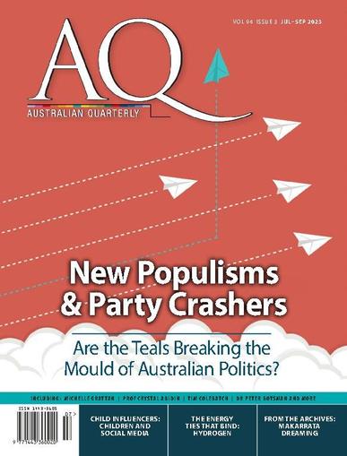 AQ: Australian Quarterly July 1st, 2023 Digital Back Issue Cover