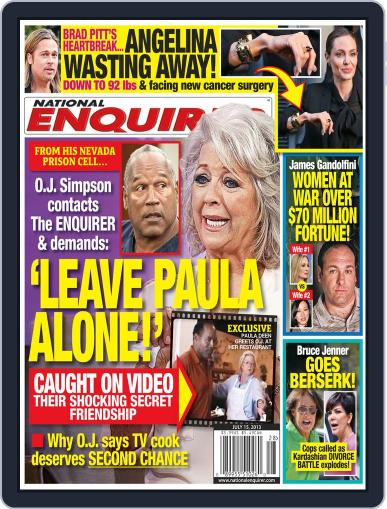 National Enquirer July 5th, 2013 Digital Back Issue Cover