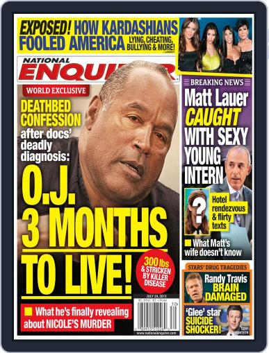 National Enquirer July 19th, 2013 Digital Back Issue Cover