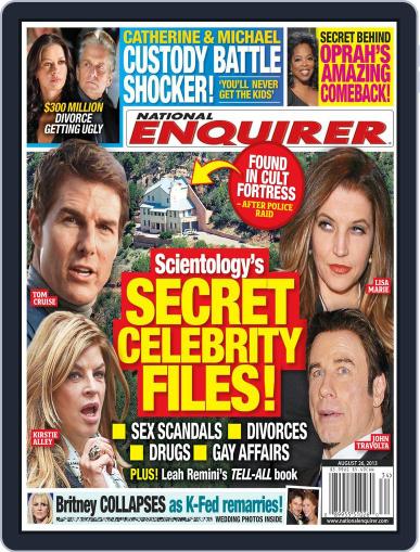 National Enquirer August 16th, 2013 Digital Back Issue Cover