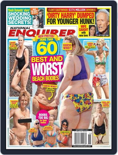 National Enquirer August 30th, 2013 Digital Back Issue Cover