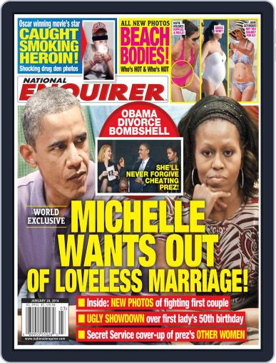 National Enquirer January 10th, 2014 Digital Back Issue Cover