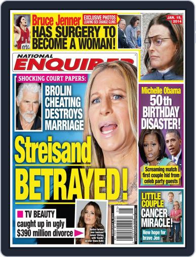 National Enquirer January 24th, 2014 Digital Back Issue Cover