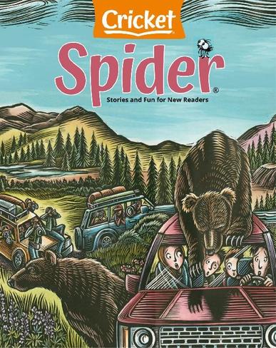 Spider Magazine Stories, Games, Activites And Puzzles For Children And Kids July 1st, 2023 Digital Back Issue Cover