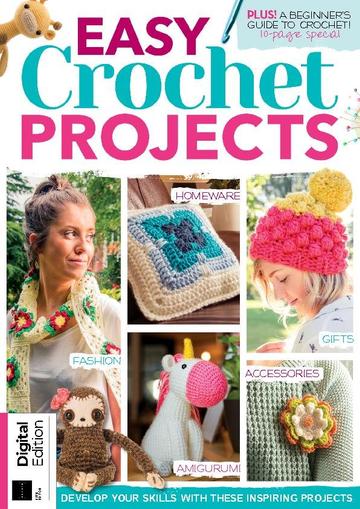 Easy Crochet Projects June 16th, 2023 Digital Back Issue Cover
