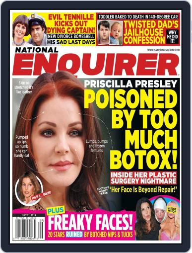 National Enquirer July 11th, 2014 Digital Back Issue Cover