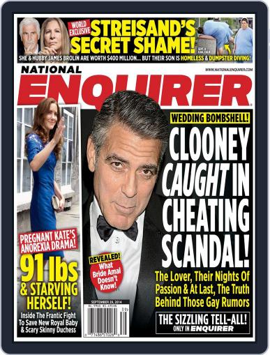 National Enquirer September 19th, 2014 Digital Back Issue Cover