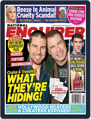 National Enquirer November 21st, 2014 Digital Back Issue Cover