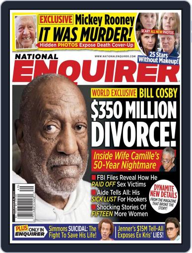 National Enquirer November 28th, 2014 Digital Back Issue Cover