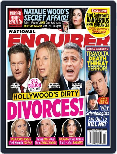 National Enquirer March 6th, 2015 Digital Back Issue Cover