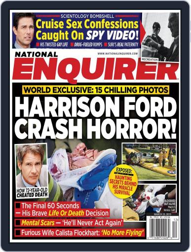 National Enquirer March 13th, 2015 Digital Back Issue Cover