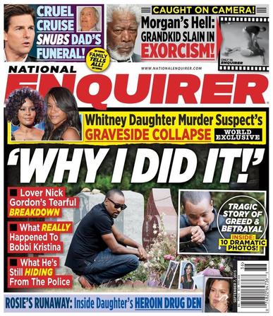 National Enquirer September 7th, 2015 Digital Back Issue Cover