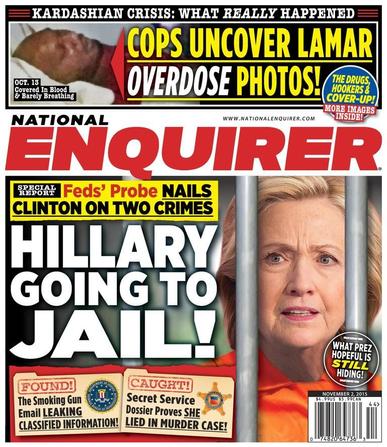 National Enquirer November 2nd, 2015 Digital Back Issue Cover