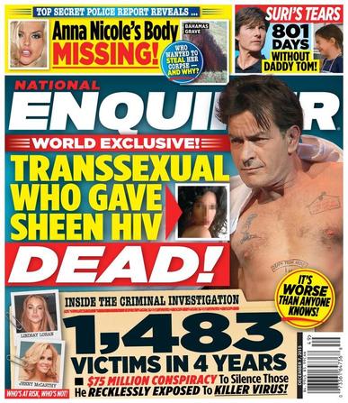 National Enquirer November 27th, 2015 Digital Back Issue Cover