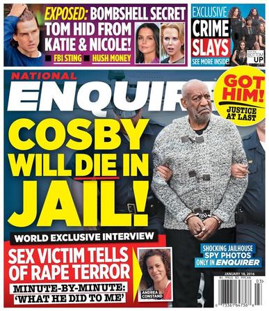 National Enquirer January 8th, 2016 Digital Back Issue Cover