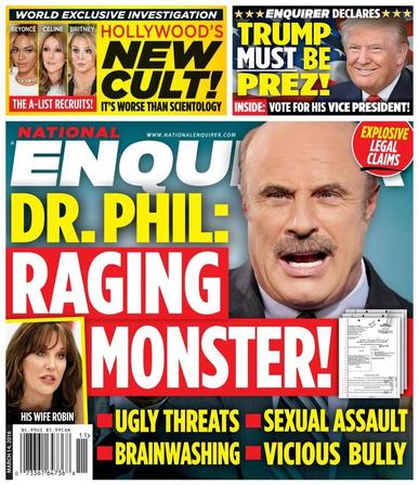 National Enquirer March 4th, 2016 Digital Back Issue Cover