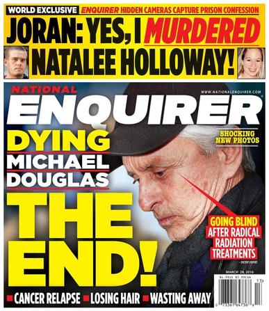National Enquirer March 18th, 2016 Digital Back Issue Cover