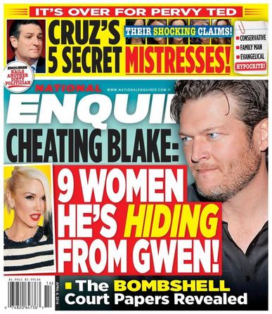 National Enquirer March 25th, 2016 Digital Back Issue Cover