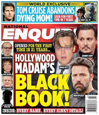 National Enquirer May 30th, 2016 Digital Back Issue Cover