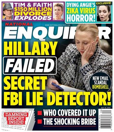 National Enquirer July 15th, 2016 Digital Back Issue Cover