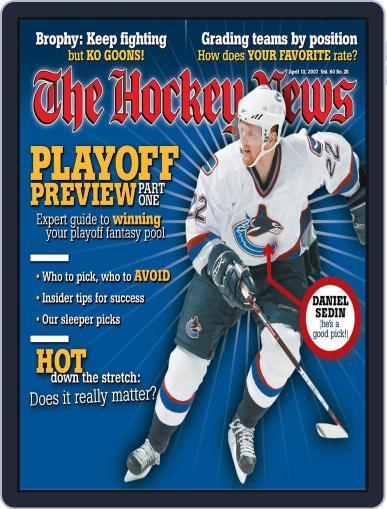 The Hockey News April 10th, 2007 Digital Back Issue Cover